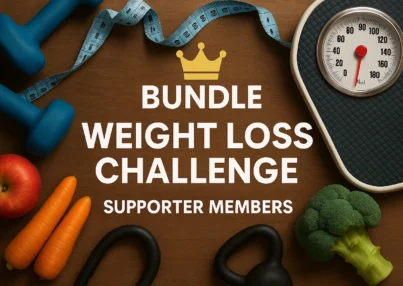 Weightloss challenge supporter bundle discount!